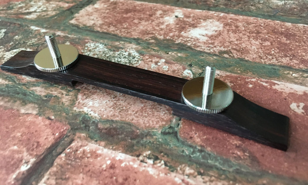 Bigsby Bridge Assembly, Solid Rosewood with Nickel, for Gretsch Electric Guitars