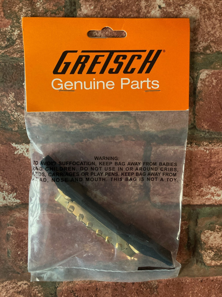 Gretsch Gold Adjusto-Matic Bridge for Japan Professional Collection, Ebony Base