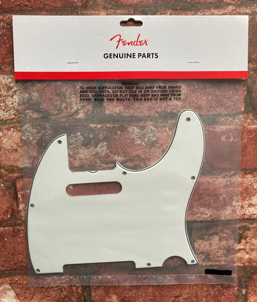 Fender '64 Telecaster Pickguard, USA Vintage 3-Ply Eggshell Tele Scratchplate