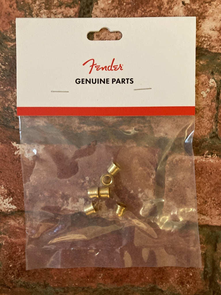Fender Gold Telecaster Ferrules- for Stringing Through Tele Body, American Std