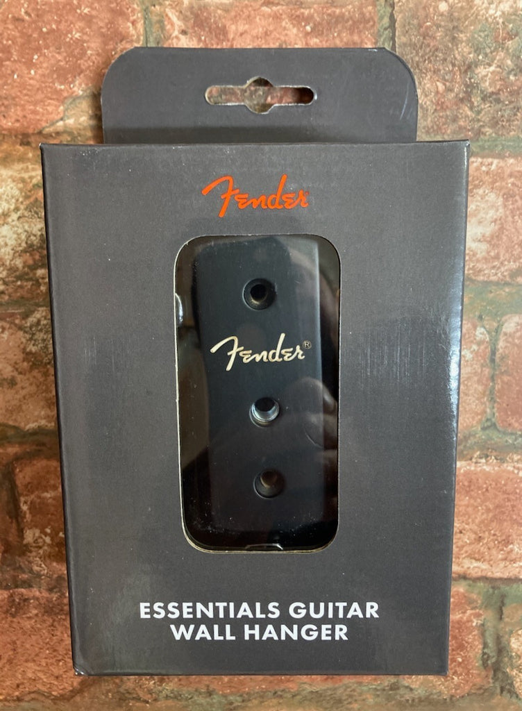 Fender Hardwood Guitar Wall Hanger in Black - for Electric & Acoustic Guitar