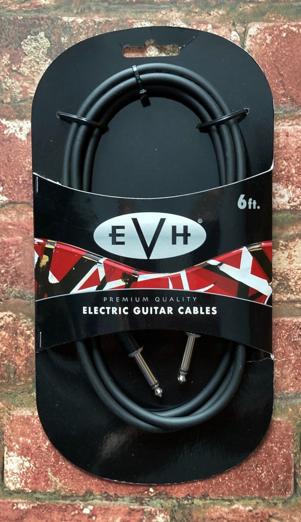 EVH Premium Guitar Lead- 6' / 1.8M- Straight Switchcraft Connectors, OFC Cable