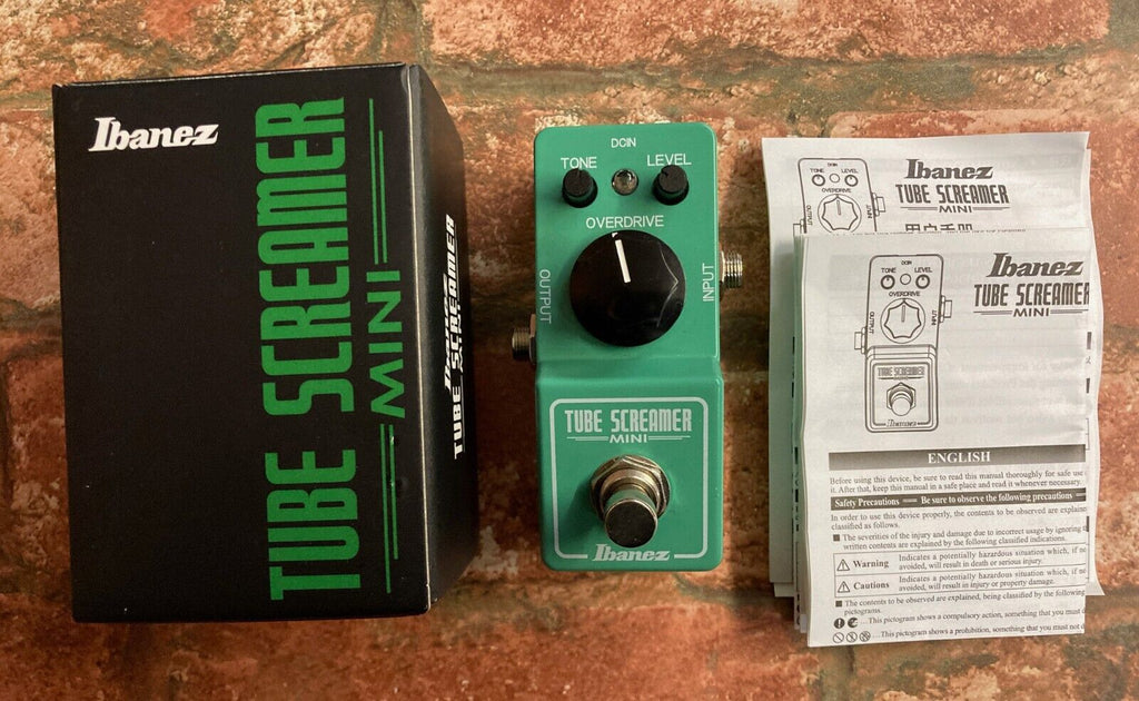 Ibanez Tube Screamer Mini Overdrive Pedal - TSMINI JRC4558 Chip, Made in Japan