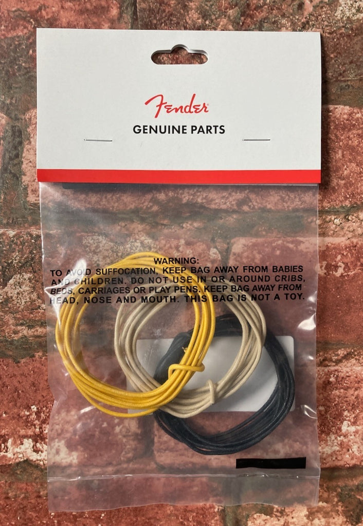 Fender Cloth Covered Wire, Guitar Electronics Wiring, Pure Vintage USA Made, 5'