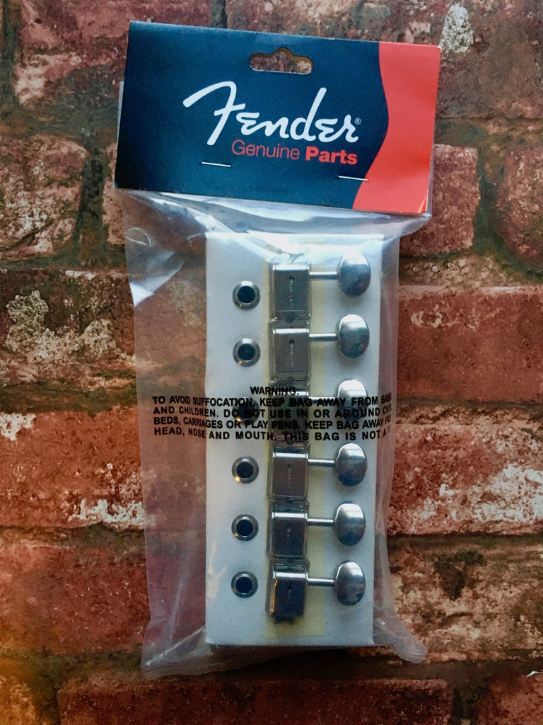 Fender Pure Vintage Strat Tele Guitar Tuners, Tuning Machine Heads w/ Logo