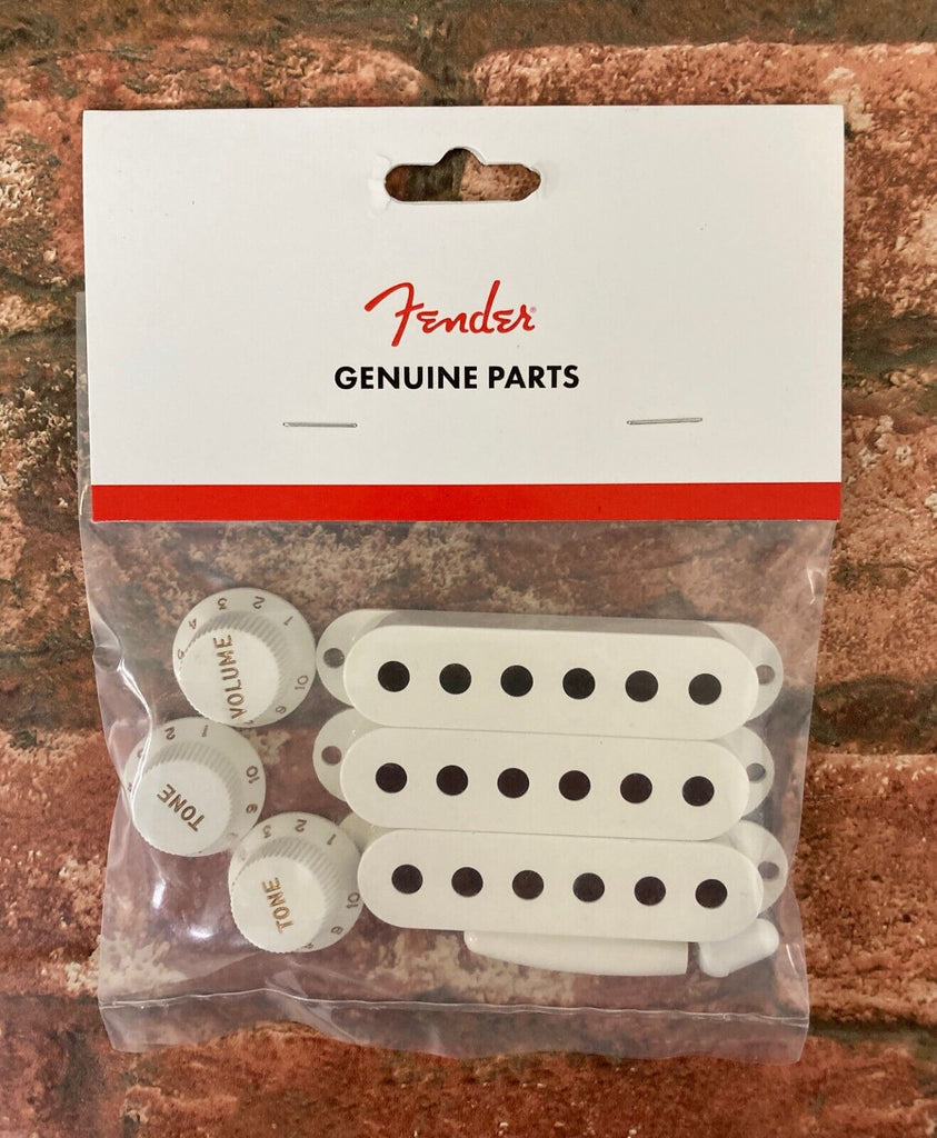 Fender 50s Stratocaster Accessory Plastics Kit, USA Pure Vintage, Eggshell White