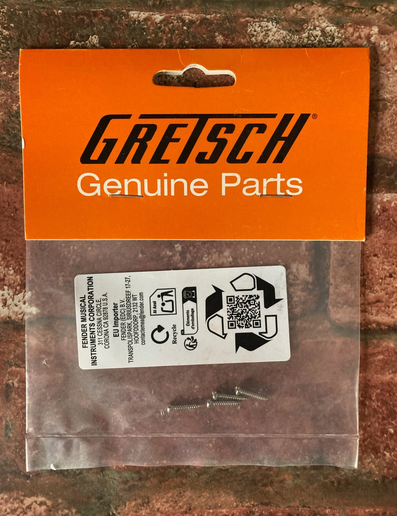 Gretsch Dynasonic Pickup Mounting Screws in Chrome, 4pc for Dyna Sonic Mounting