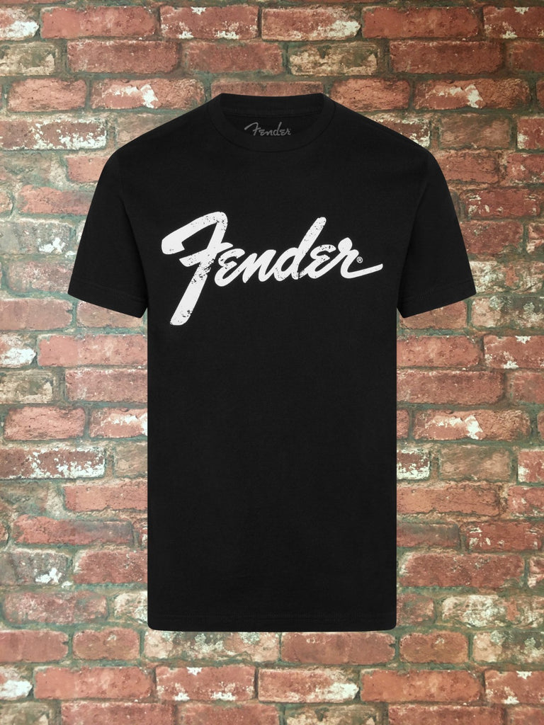 Fender Logo Date Back Tee T-Shirt, Black. Auth Dealer. Multi Sizes. Guitar Gift!