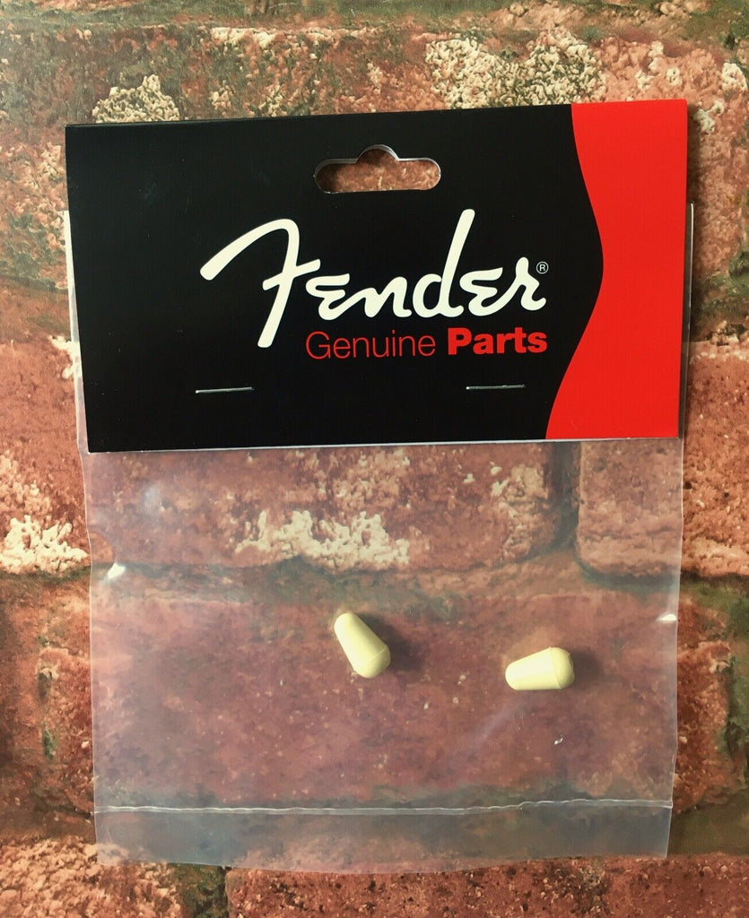 Fender USA Stratocaster Pickup Selector Switch Tip in Aged White x 2 for Strat