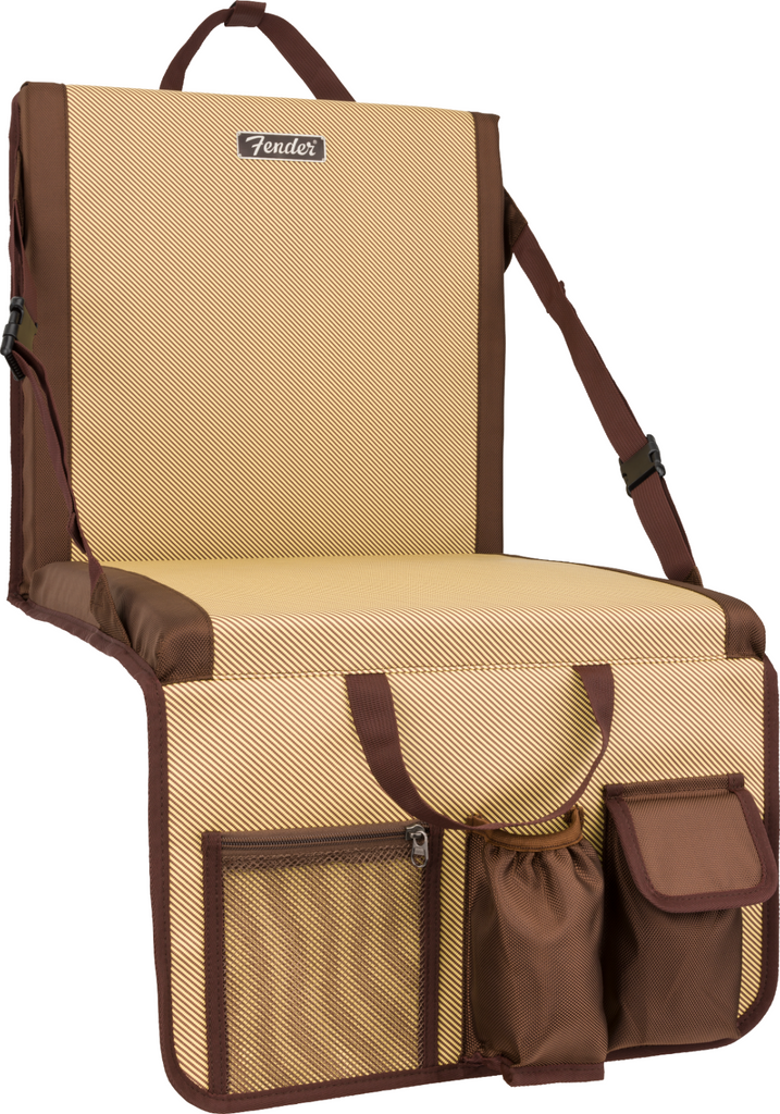 Fender Outdoor Festival Seat Cover  / Bleacher Cushion in Tweed - Guitar Merch