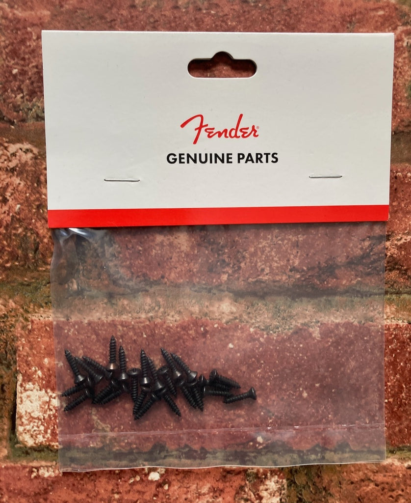 Fender 24 x Black Pickguard Screws / Scratchplate / Trem Cover / Control Plate