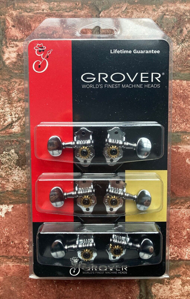 Grover Sta-Tite V98C Tuners Machine Heads Set, for Professional Gretsch Guitars