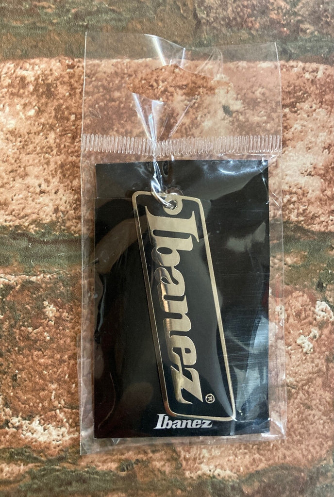 Ibanez Chrome Logo Keyring Key Chain Metal - Official Guitar Merch / Gift!