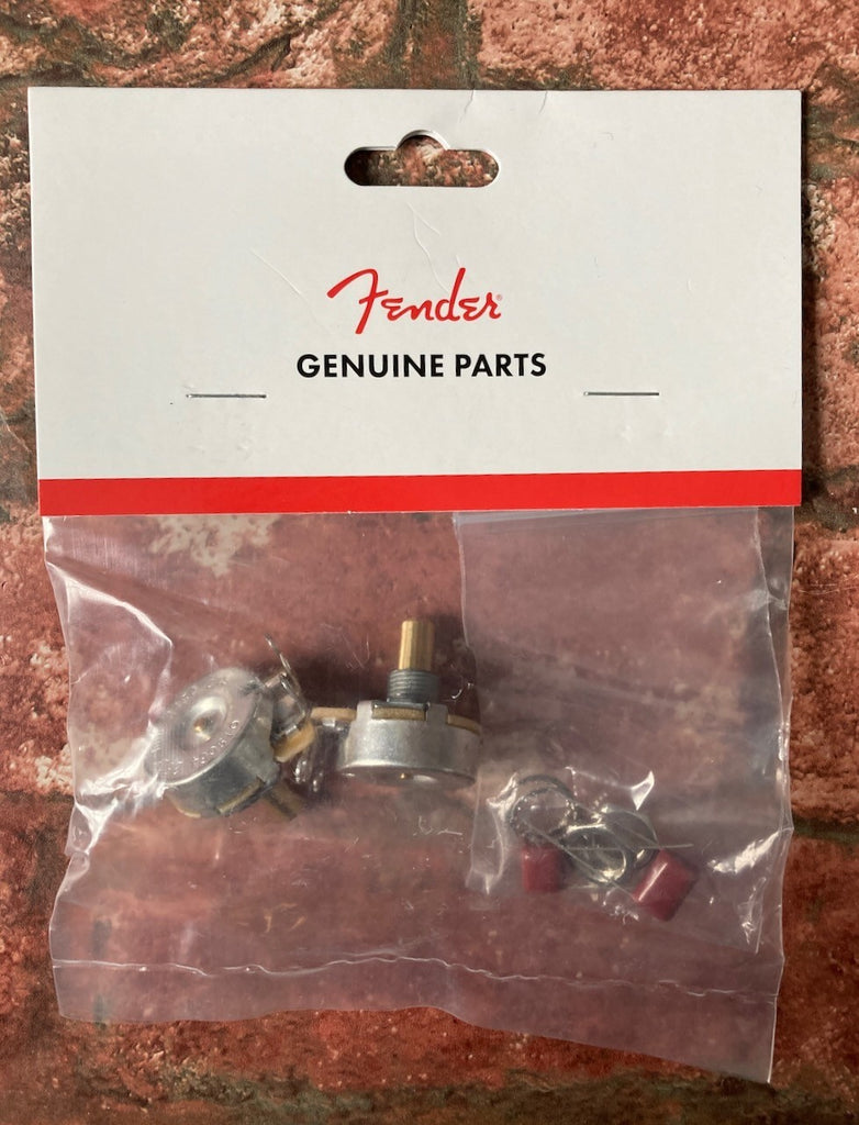 Fender Telecaster Volume / Tone Pots Capacitor Kit- Genuine CTS Potentiometers