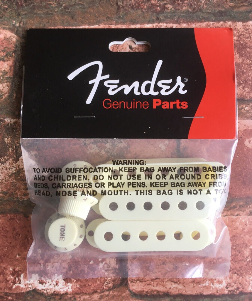 Fender '60s Stratocaster Accessory Plastics Kit, USA Pure Vintage, Vintage White