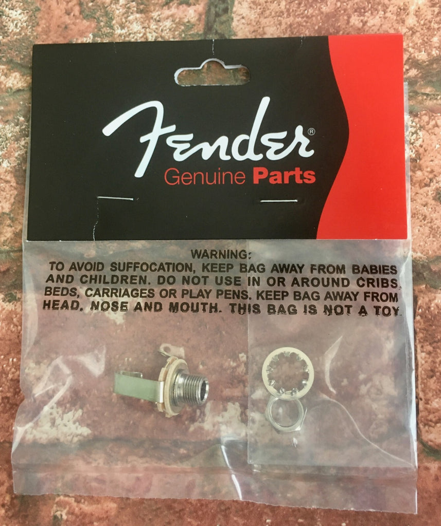 Fender 1/4" Output Jack for Strat, Tele, Jazz & P-Bass, Made in USA Switchcraft