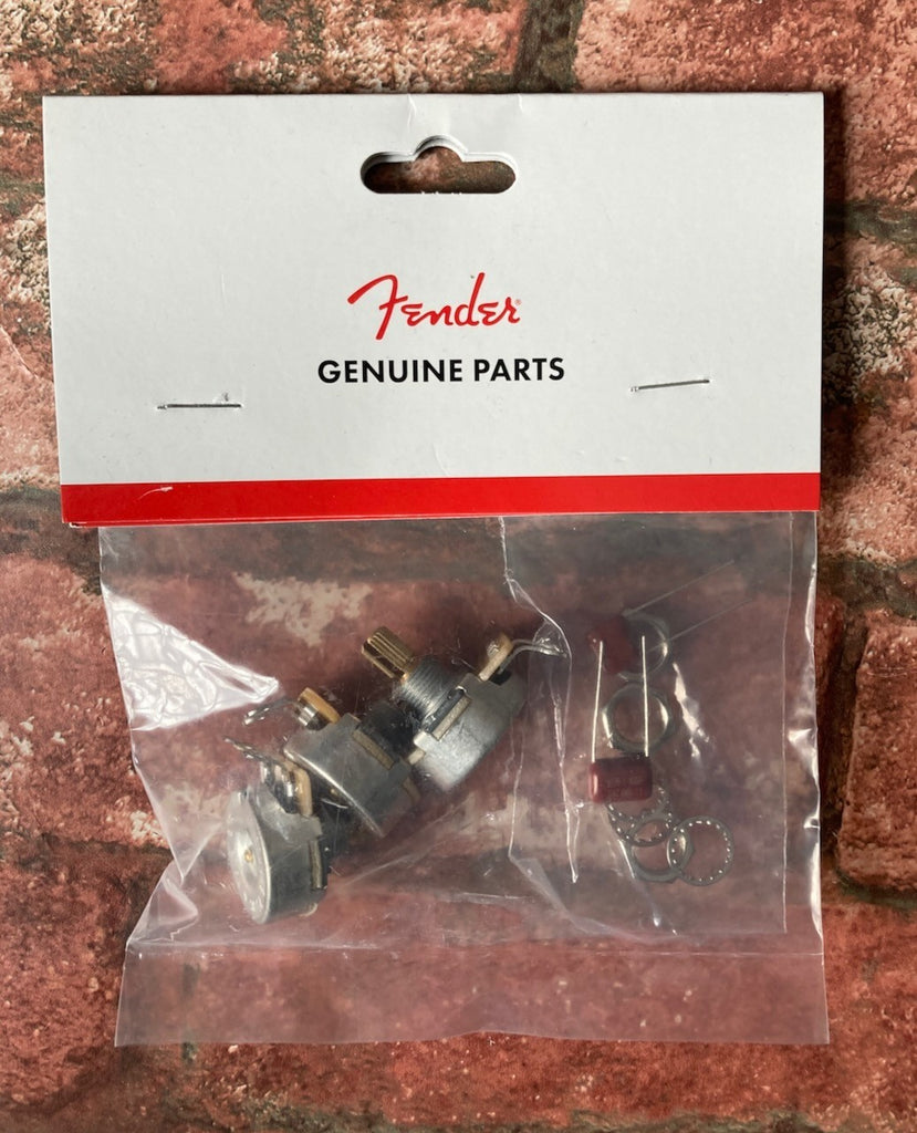 Fender Stratocaster Volume / Tone Pots Capacitor Kit- Genuine CTS Potentiometers