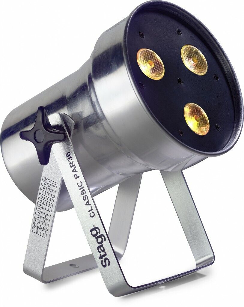 Stagg Classic PAR 36 LED Colour Spotlight w/ 3 extremely bright 8W RGBW (4 in 1)