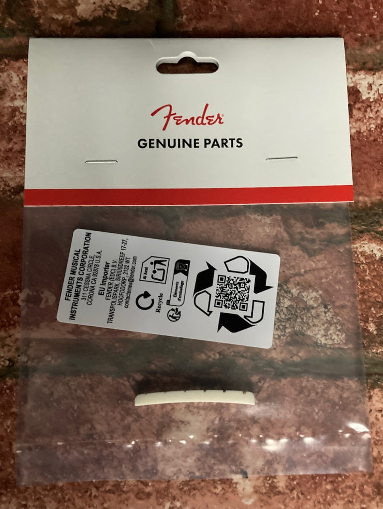 Fender USA Bone Nut, 9.5" Radius Pre-Slotted for Strat, Tele, Jazzmaster, Jaguar