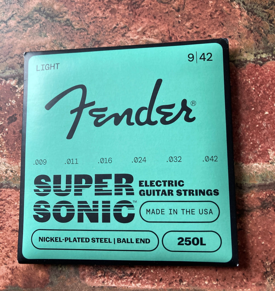 Fender SuperSonic 250L Electric Guitar Strings, Nickel Plated Steel, .009-.042